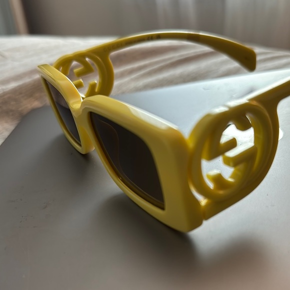 Gucci Bold Yellow Sunglasses